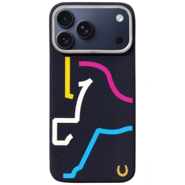 Чехол Airity Year Of The Horse Aramid Fiber Case для iPhone 17 Pro Max Blue Kylin