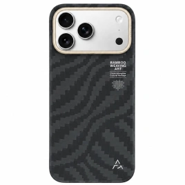 Чехол Airity Bamboo Shadow Oriental для iPhone 17 Pro Max Misty Shadow Black