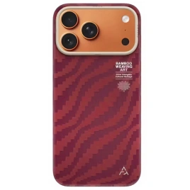 Чехол Airity Bamboo Shadow Oriental для iPhone 17 Pro Max Claret Red