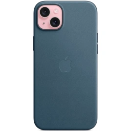 Чехол Apple FineWoven with MagSafe для iPhone 15 Plus Pacific Blue