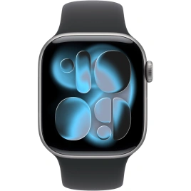 Смарт-часы Apple Watch Series 11 42mm Space Grey Aluminium Case with Black Sport Band S/M