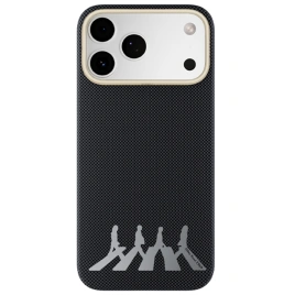 Чехол Airity Abbey Road 1969 Aramid Fiber Case для iPhone 17 Pro Max Abbey Silver