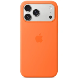 Чехол Apple Silicone Case with MagSafe для iPhone 17 Pro Orange
