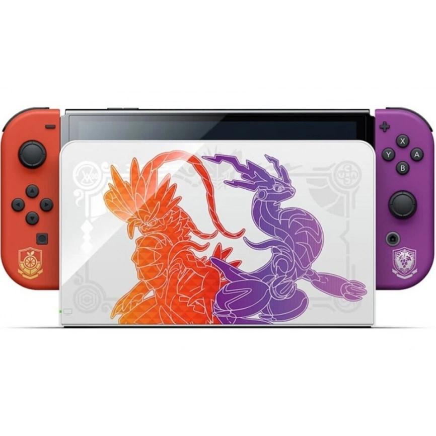 Игровая приставка Nintendo Switch OLED 64GB Pokemon Scarlet & Violet Edition фото 3