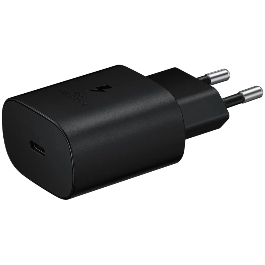 Сетевое зарядное устройство Samsung 25W USB-C EP-TA800 Black фото 1