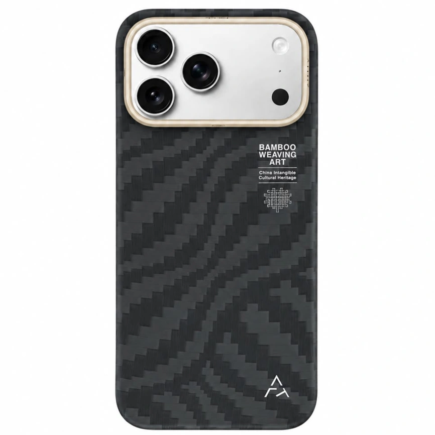 Чехол Airity Bamboo Shadow Oriental для iPhone 17 Pro Max Misty Shadow Black фото 1