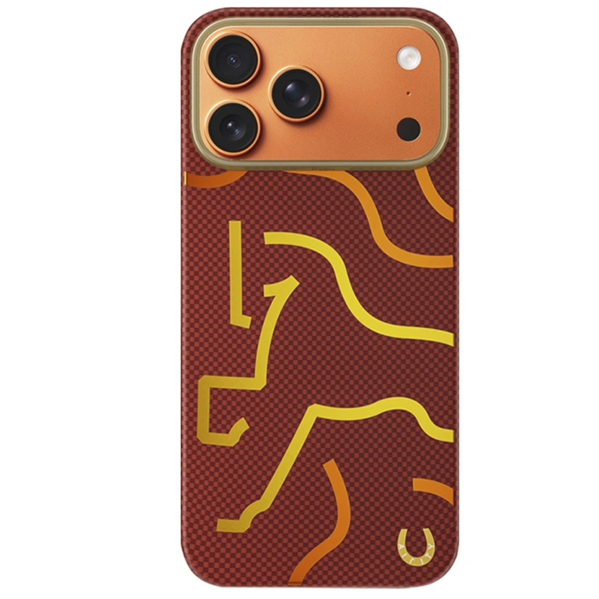 Чехол Airity Year of The Horse Aramid Fiber Case для iPhone 17 Pro Max Red фото 1