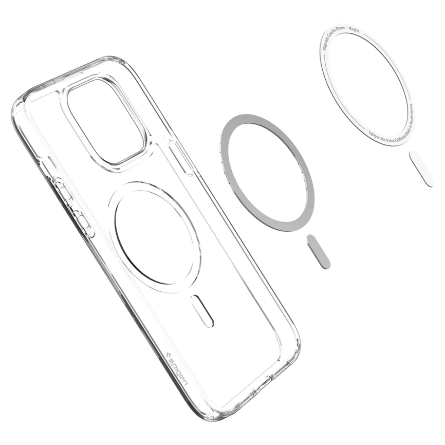 Чехол Spigen Ultra Hybrid MagFit для iPhone 14 Pro Max (ACS04827) Carbon Fiber фото 8