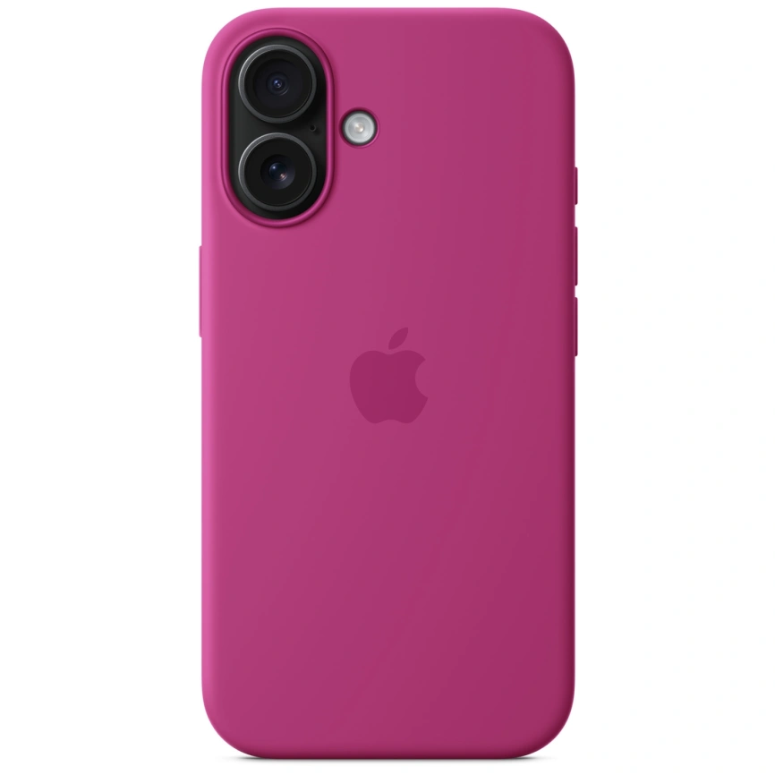 Чехол Apple Silicone Case with MagSafe для iPhone 16 Fuchsia фото 4
