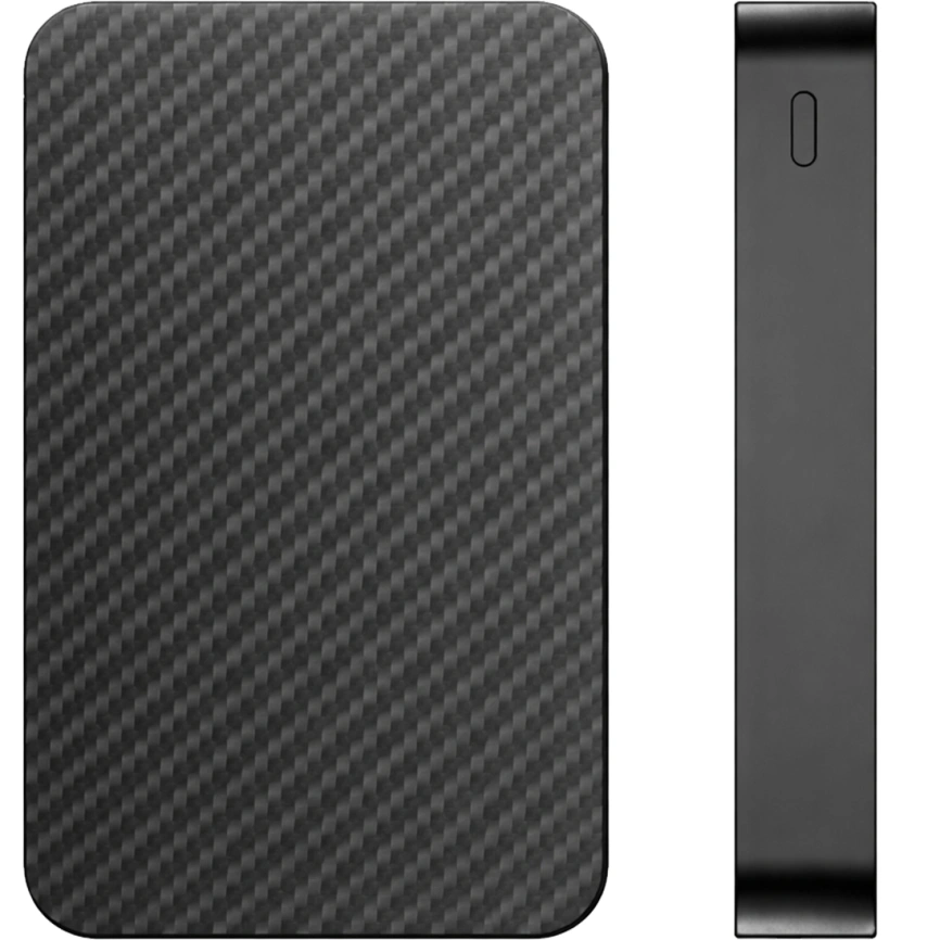 Внешний аккумулятор Gurdini Kevlar Power 20W with MagSafe 5000 mAh Black фото 2