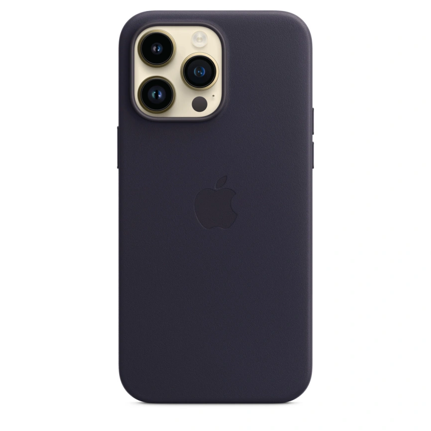 Кожаный чехол Apple MagSafe для iPhone 14 Pro Ink фото 2