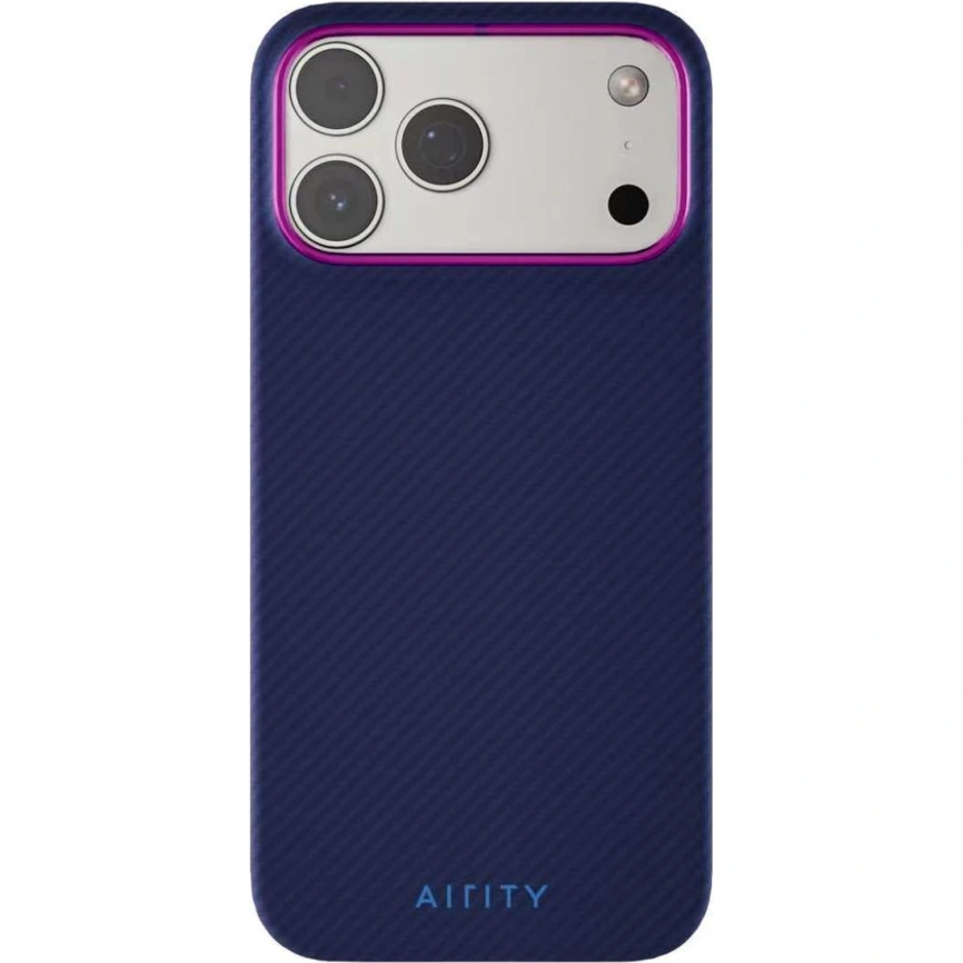 Чехол Airity Oriental Ink Veil Сarbon Fibre для iPhone 18 Pro Max Deep Purple фото 1