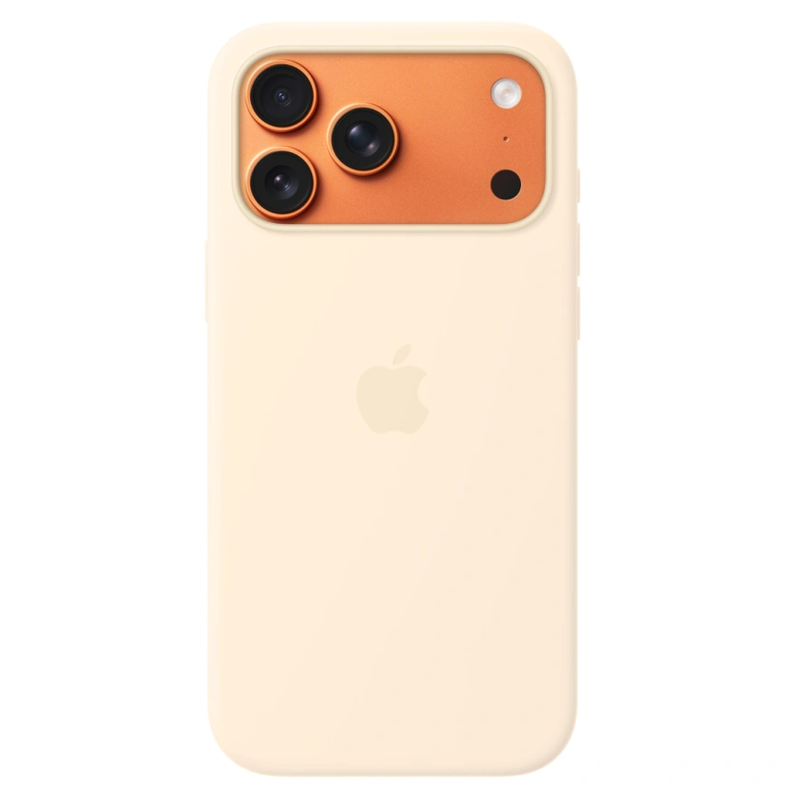 Чехол Apple Silicone Case with MagSafe для iPhone 17 Pro Max Vanilla фото 2