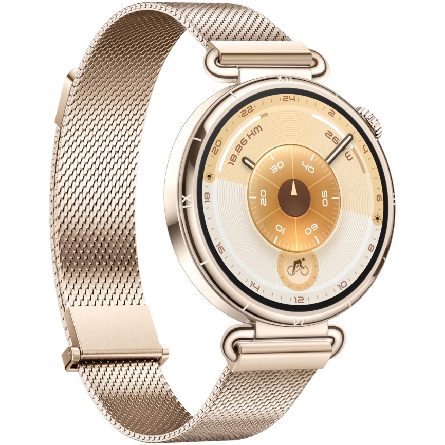 Смарт-часы Huawei Watch GT 6 41mm Gold/Gold Milanese (55020FVW) фото 2