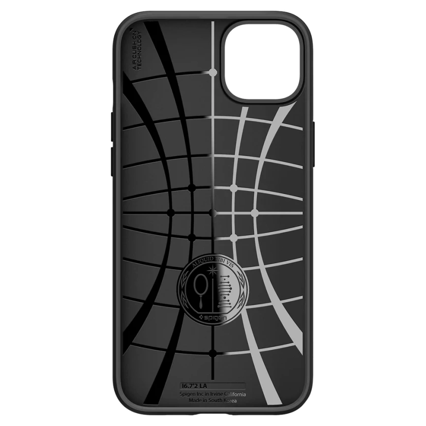 Чехол Spigen Liquid Air для iPhone 14 Plus (ACS04891) Matte Black фото 11