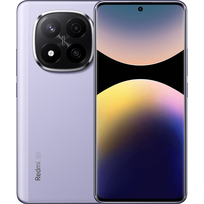 Смартфон Xiaomi Redmi Note 14 Pro Plus 5G 12/256Gb Lavender Purple Global Version фото 1