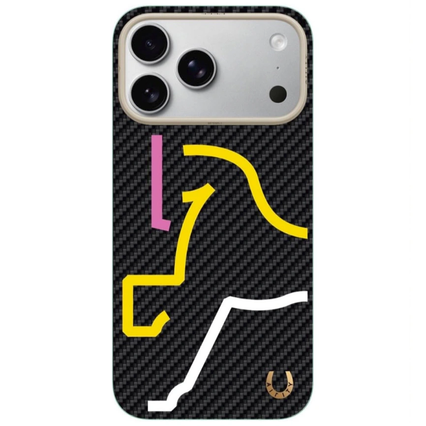 Чехол Airity Year Of The Horse Aramid Fiber Case для iPhone 17 Pro Mystic Neon фото 1
