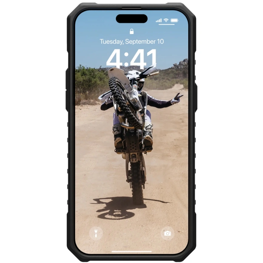 Чехол UAG с поддержкой MagSafe Pathfinder для iPhone 15 Pro Max Ash (114301113131) фото 4