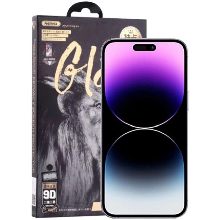 Защитное стекло Remax iPhone 14 Pro Max (GL-35) Анти-шпион фото 1