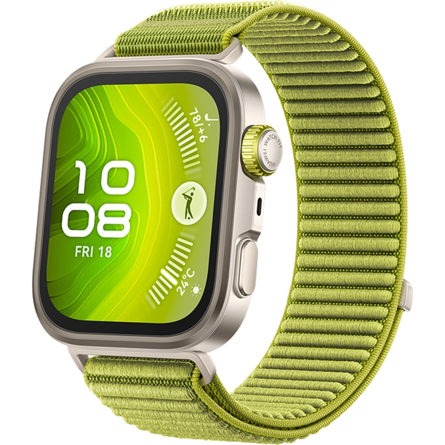 Смарт-часы Huawei Watch Fit 4 Pro Green Nylon (55020FAG) фото 1