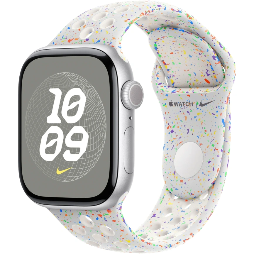 Ремешок Apple Watch 40mm Pure Platinum Nike Sport Band M/L (MC1W4FE) фото 3
