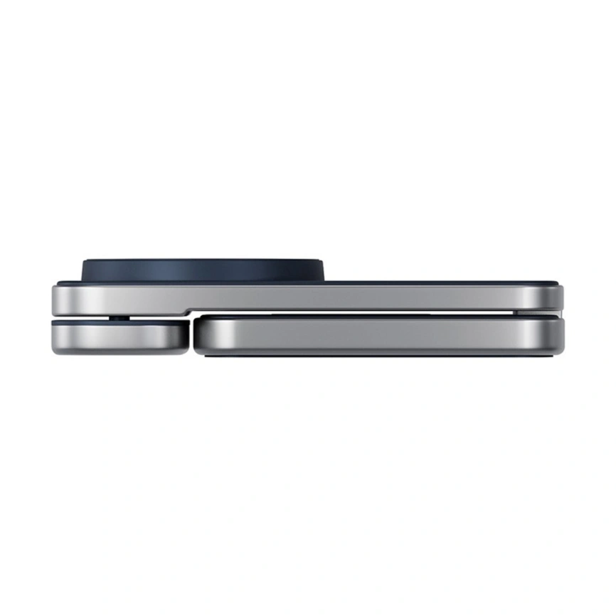 Беспроводное зарядное устройство EnergEA MagTrio Plus 3-in-1 Qi2 MagSafe Dark blue фото 4