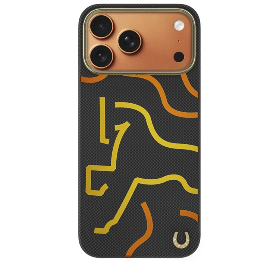 Чехол Airity Year of The Horse Aramid Fiber Case для iPhone 17 Pro Max Black фото 1