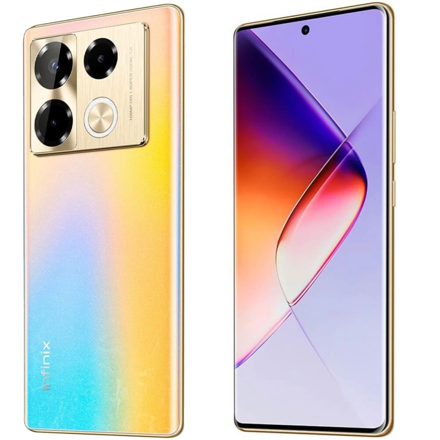 Смартфон Infinix Note 40 Pro 12/256Gb Titan Gold фото 2