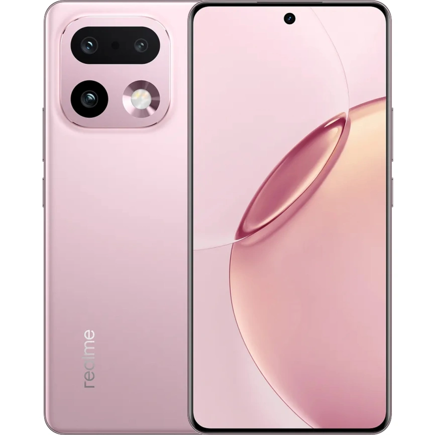 Смартфон Realme 16 Pro Plus 5G 12/256Gb Camellia Pink фото 1