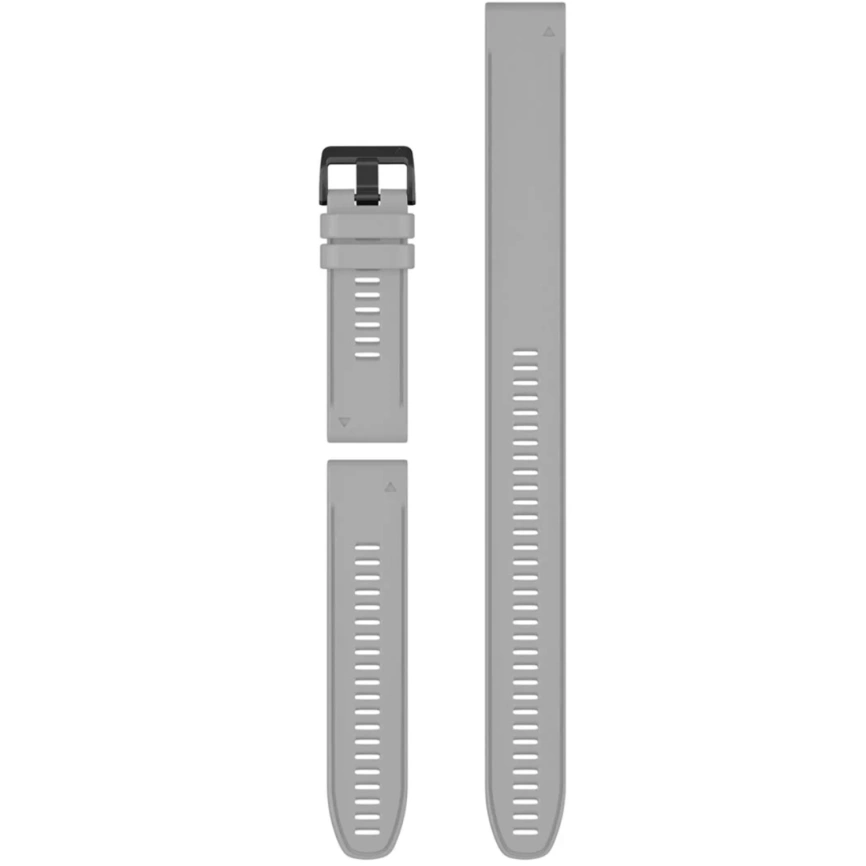 Ремешок Garmin QuickFit Silicone Watch Band (010-12904-00) 26mm Powder Gray фото 1