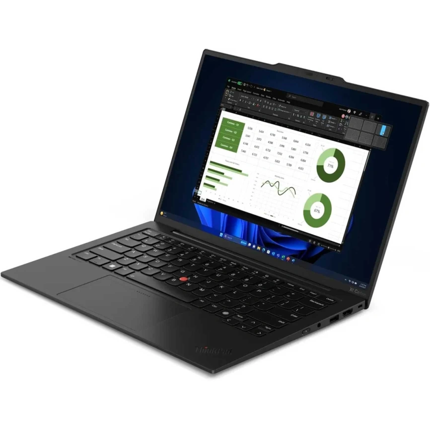Ноутбук Lenovo ThinkPad X1 Carbon G12 14 IPS/ i7-165U Ultra/32Gb/1Tb SSD (21KC004AUS) Black фото 3