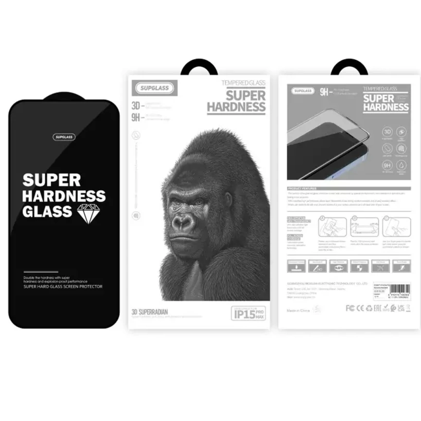 Защитное стекло Supglass SG-11 3D Super Radian Glass для iPhone 17 Pro Max фото 1