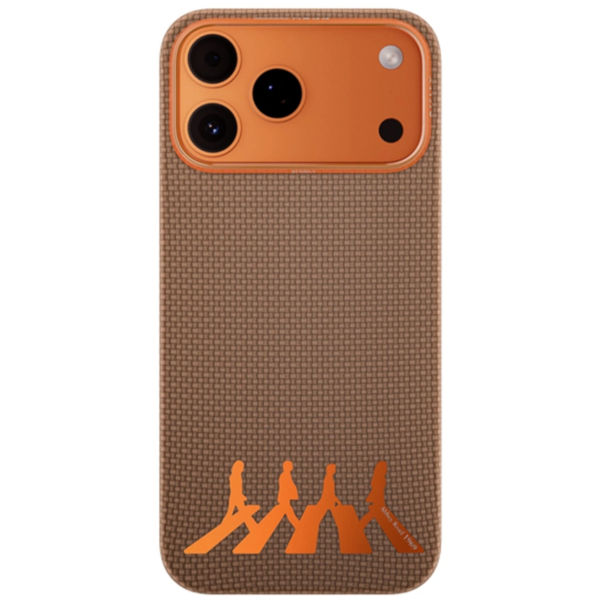 Чехол Airity Abbey Road 1969 Aramid Fiber Case для iPhone 17 Pro Abbey Orange фото 1
