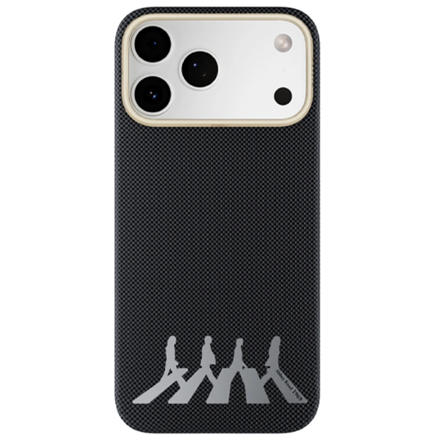 Чехол Airity Abbey Road 1969 Aramid Fiber Case для iPhone 17 Pro Max Abbey Silver фото 1