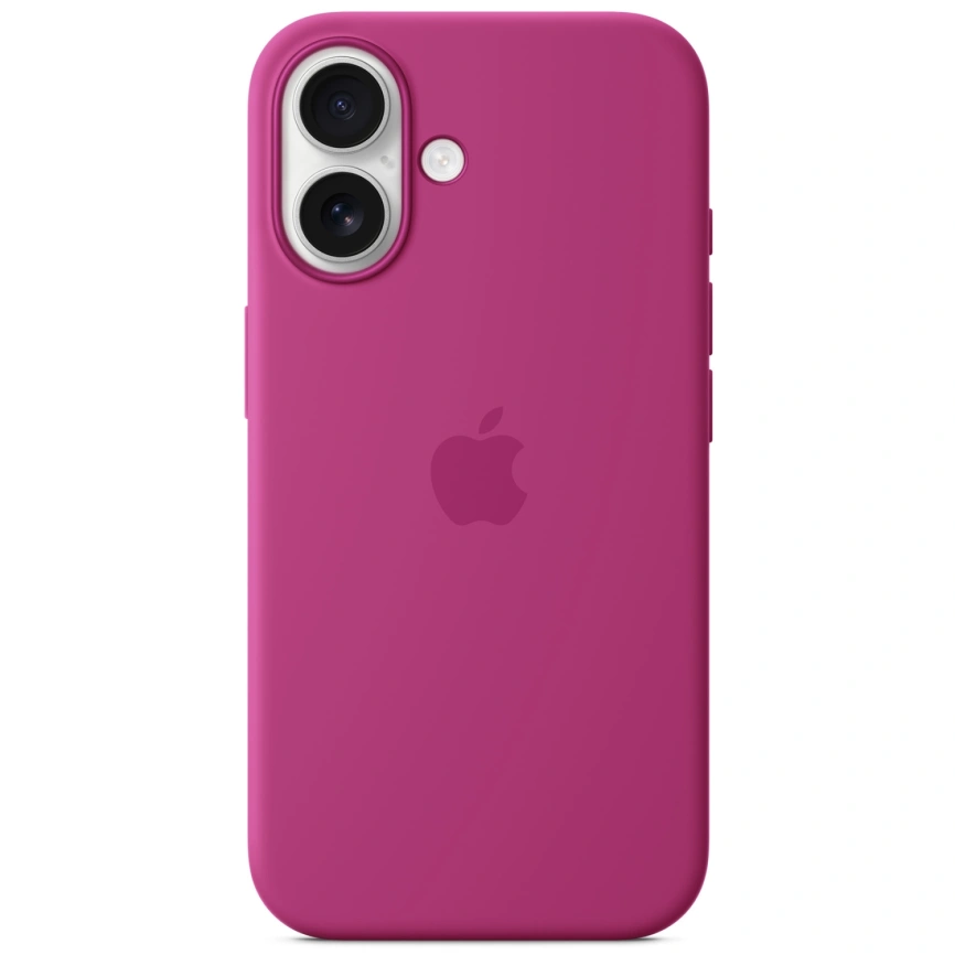 Чехол Apple Silicone Case with MagSafe для iPhone 16 Fuchsia фото 5